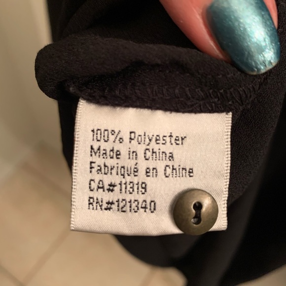 Black tunic blouse - Picture 4 of 4